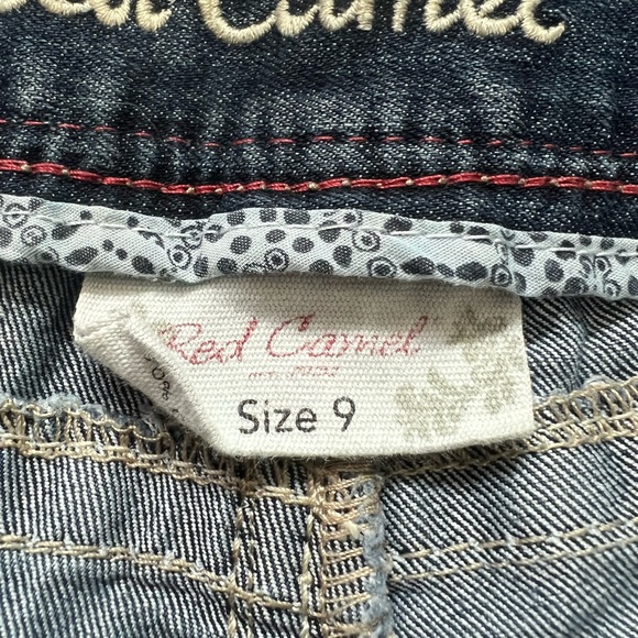Red Camel Women's Jean Shorts - Indigo EUC 9 - Picture 7 of 7